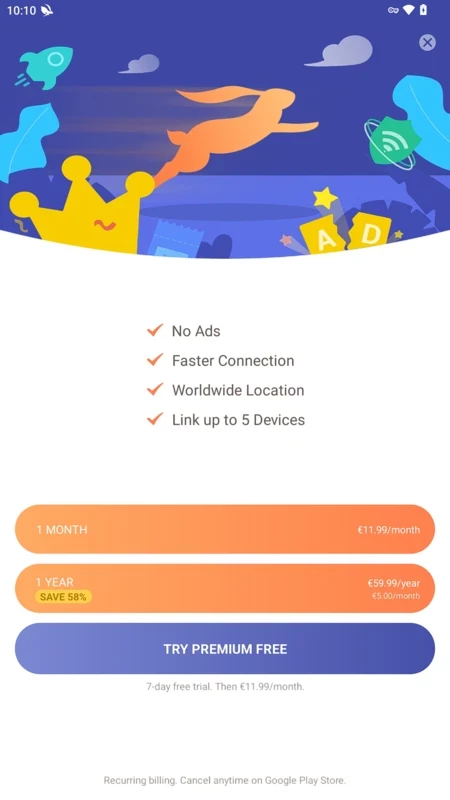 Turbo VPN — captura de tela 2