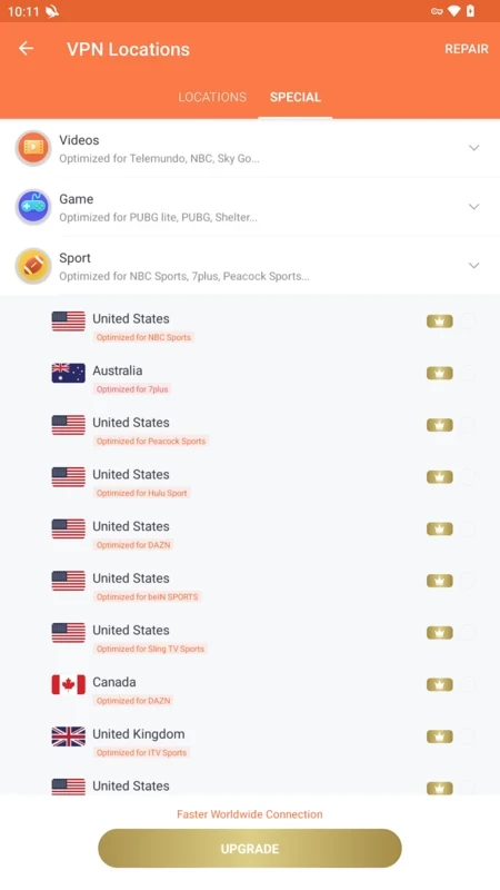 Turbo VPN — captura de tela 9